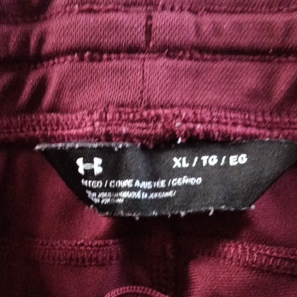 Under Armour Maroon Joggers with Logo
